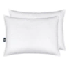 Serta Antimicrobial Down Alternative Medium Support Bed Pillow In White