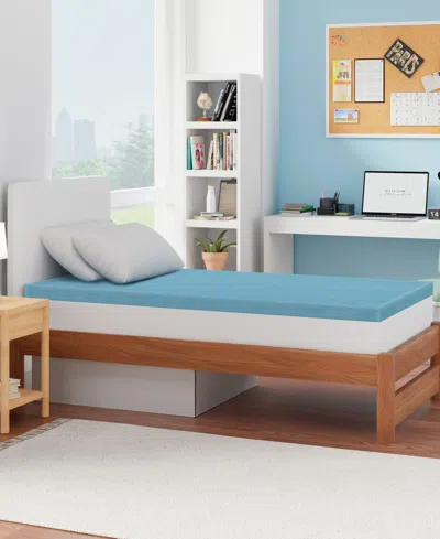 Serta Back-to-school 3-pc. Dorm Mattress Topper Set, Twin Xl In Blue