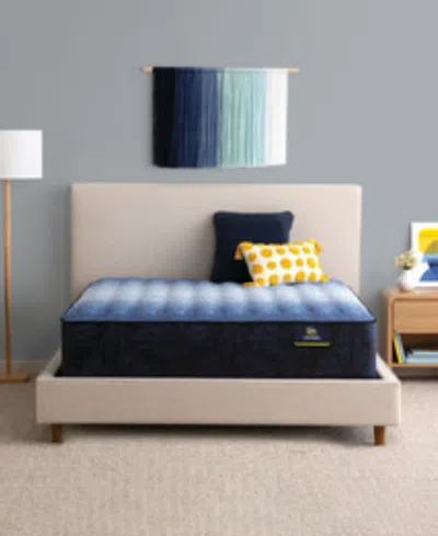 Serta Classic Brecon 13" Firm Mattress Set, California King In Blue