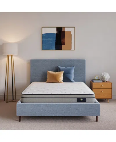 Serta Closeout!  Flowering Cherry 8" Plush Euro-top Mattress In White