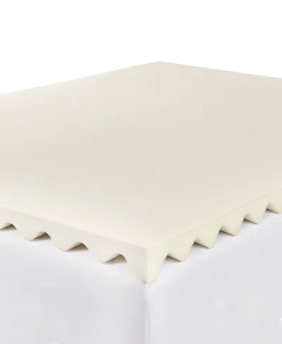 Serta Comfort Boost 2.5-inch Memory Foam Mattress Topper, Queen In Beige