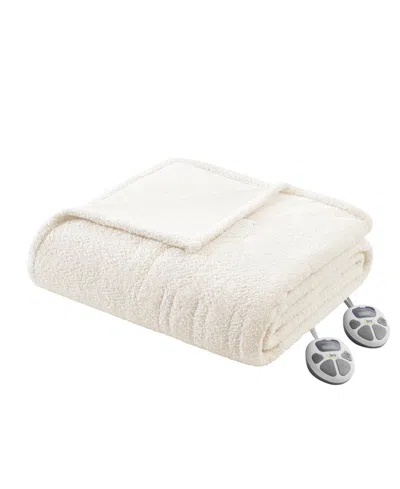 Serta Dream Soft Heated Blanket, King In Ivory
