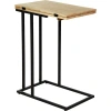 Serta Harton Rustic Expandable C Side Table In Brown