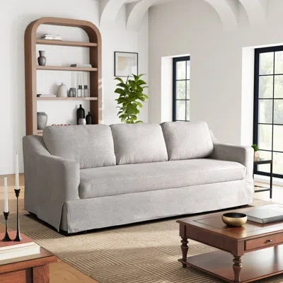 Serta Harvey 90.6" Queen Convertible Sofa Sleeper In Ivory
