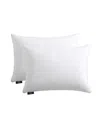 Serta Heiq Cooling Softy-around Feather & Down 2-pack Pillows, Standard/queen In White