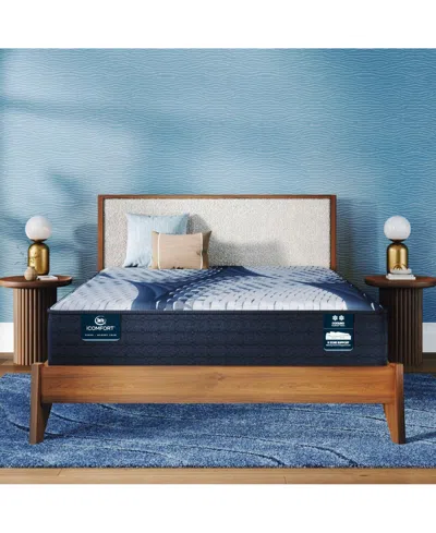 Serta Icomfort Aveda 12" Memory Foam Plush Mattress In Blue