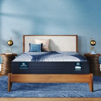 Serta Icomfort Aveda Medium Mattress With Standard Profile 9" Foundation