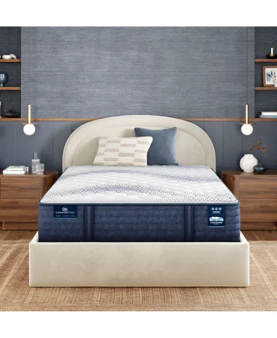 Serta Icomfortpro Kingston 14 Latex Foam Firm Mattress Set Collection In Blue