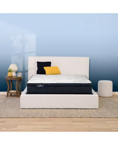 Serta Perfect Sleeper Adoring Night 11" Plush Euro Top Mattress Set, Queen Split In Transparent