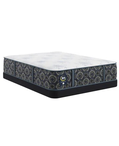 Serta Perfect Sleeper Cascade Bluff 13.5" Medium Hybrid Tight Top Mattress, Queen Split In White
