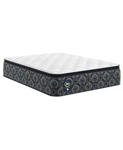 Serta Perfect Sleeper Cascade Canyon 14" Plush Pillow Top Mattress, Queen In Blue