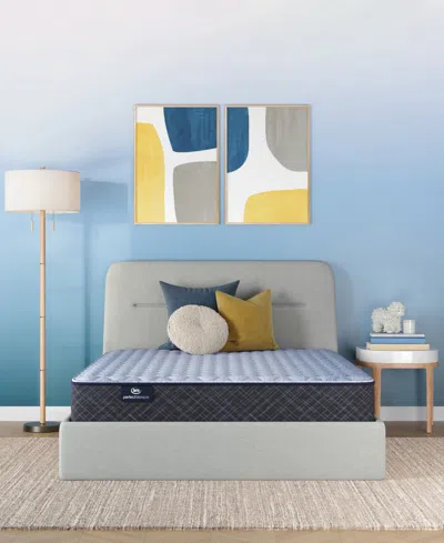Serta Perfect Sleeper Cobra Lily 10.5" Plush Tight Top Mattress Set, Twin Xl In Transparent