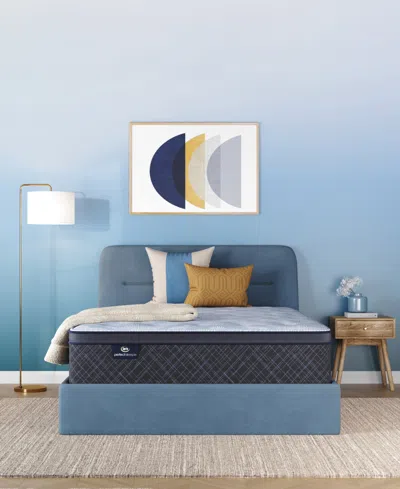 SERTA PERFECT SLEEPER ICELAND POPPY 14" PLUSH PILLOW TOP MATTRESS, CALIFORNIA KING