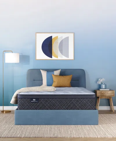 Serta Perfect Sleeper Iceland Poppy 14" Plush Pillow Top Mattress Set, King In Transparent