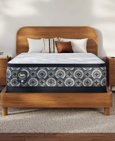 Serta Perfect Sleeper Orange Coast 14" Plush Pillow Top Mattress Set, California King In Blue