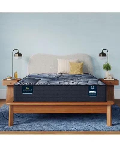 Serta Perfect Sleeper X Kendall 13" Smooth Hybrid Medium Mattress Set In Blue