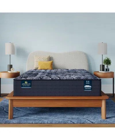 Serta Perfect Sleeper X Knox Firm 13.5" Quilted Hybrid Mattress In Blue