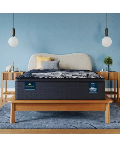 Serta Perfect Sleeper X Max Plush Pillow Top 15" Quilted Hybrid Mattress Set In Transparent