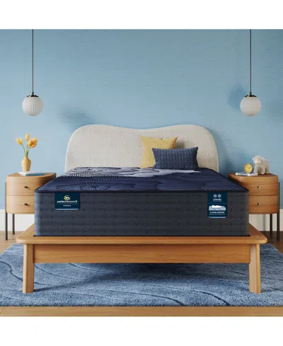 Serta Perfect Sleeper X Prescott 14" Smooth Hybrid Medium Firm Mattress In Blue