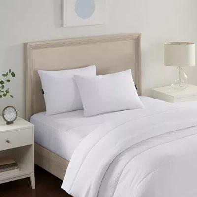 Serta Power Chill 2 Pack Soft Density Bed Pillow In White