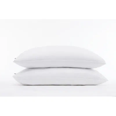 Serta Power Chill Nylon Zipper Pillow Protector In White