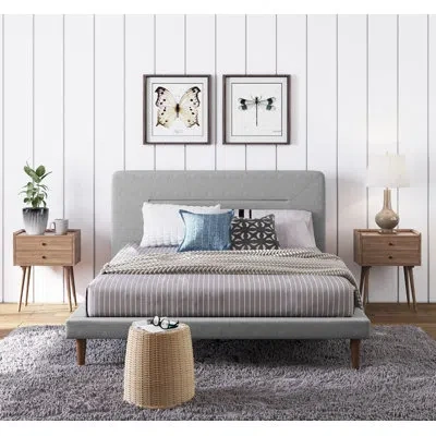 Serta Sierra Collection Upholstered Platform Bed