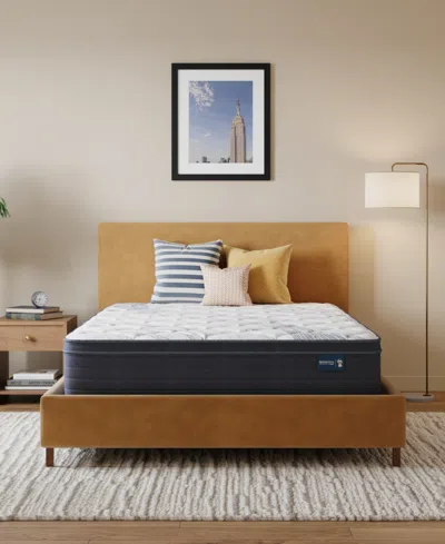Serta Signature Dreams 11.5" Plush Euro Top Mattress Set, Full In Blue