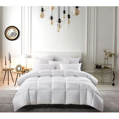 Serta Super Soft 300 Thread Count White Down Fiber Comforter All Season