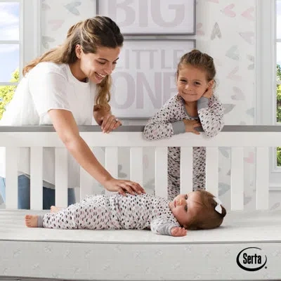 Serta Whimsical 6" Standard Crib Mattress In White