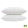 Serta Won't Go Flat Polyester Support Pillow In White