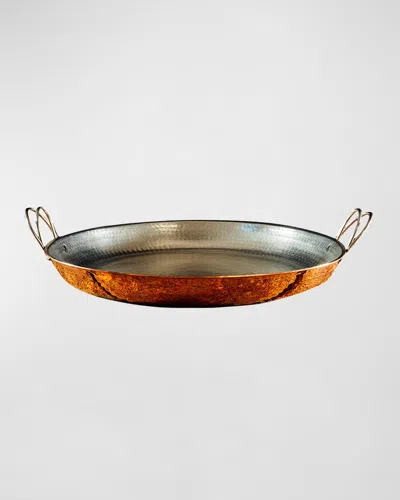 Sertodo Copper Alicante Paella Pan, 18" In Copper