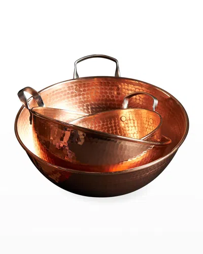 Sertodo Copper Copper Mixing Bowls, Set Of 3