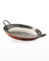 SERTODO COPPER PAELLA PAN, 12.5"DIA.