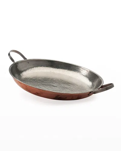 Sertodo Copper Paella Pan, 15"dia. In Copper