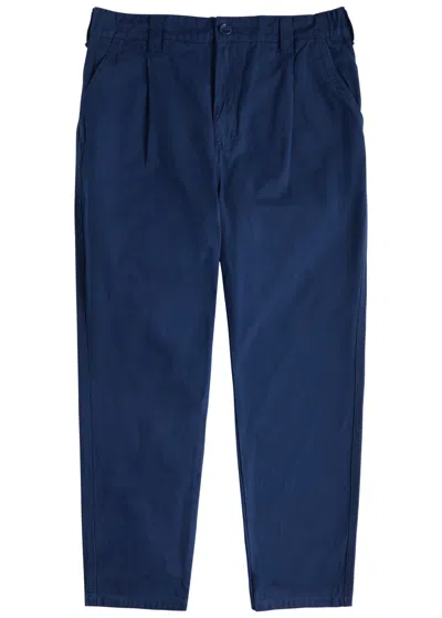 Served Drill Waiter Canvas Trousers In Blue