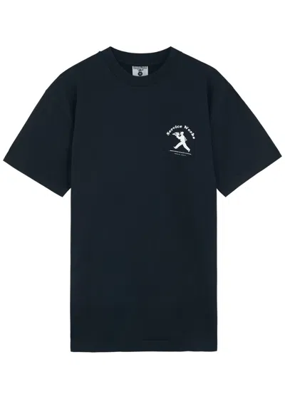 Served Waiter Printed Cotton T-shirt