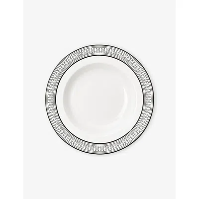 Service Projects Amuel Porcelain Deep Plate 27cm White & Blue