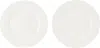 Service Projects White Métier Sp Embossed Dinner Plate Set In Metier