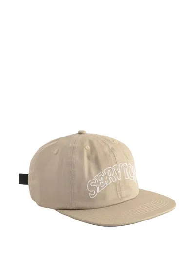 Service Works Arch-logo Baseball Cap In Brown