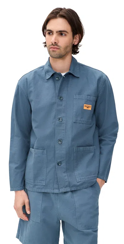 Service Works Canvas Chore Shirt Slate In Blue