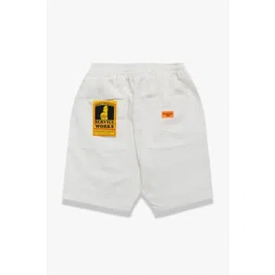 Service Works Chef Shorts In White