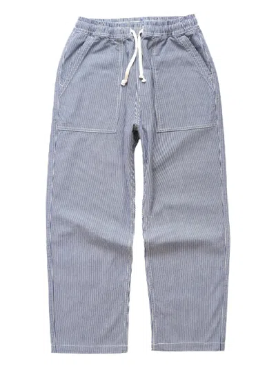Service Works Chef Stripe-patter Logo-patch Trousers
