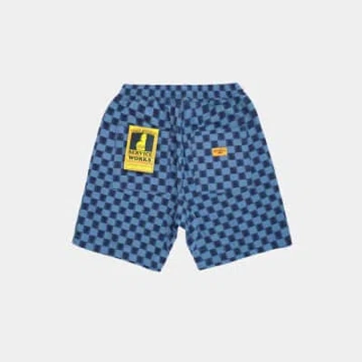 Service Works Classic Canvas Chef Shorts In Blue