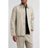 Service Works Organic Cotton Ripstop Front Of House Jacket In Brown