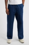 Service Works Organic Cotton Canvas Drawstring Chef Pants In Navy