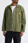 Service Works Cotton Canvas Chore Coat In Olive