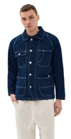Service Works Denim Coverall Jacket 2.0 One Wash In Blue