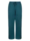 Service Works Drawstring Cotton Trousers In Green