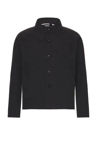 Service Works Fine Twill Waiters Jacket In Black