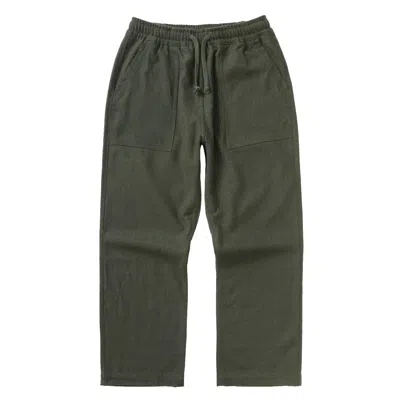 Service Works Flannel Chef Pants Forest In Green